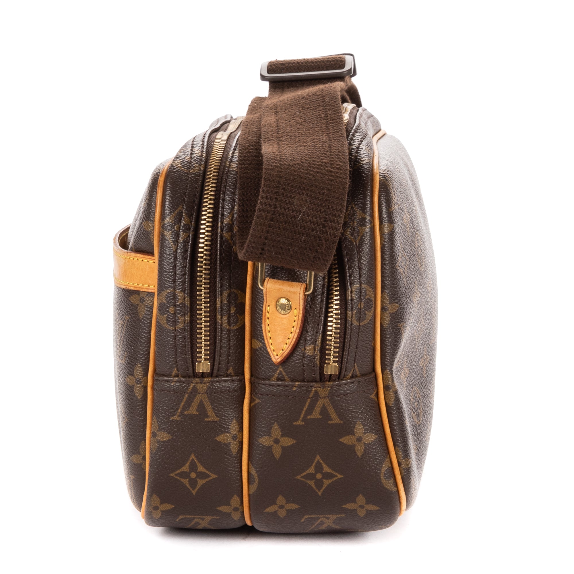 Shoulder Bag Reporter PM Brown Monogram Canvas