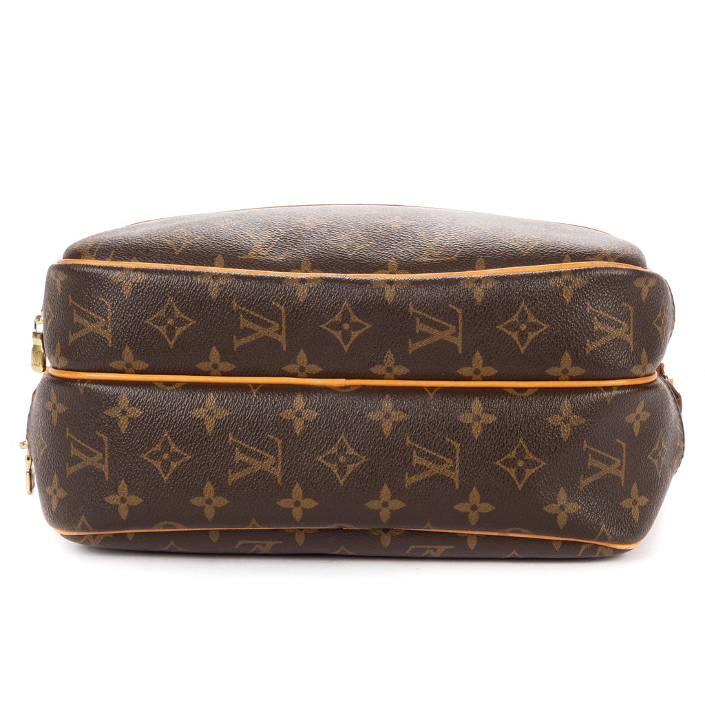 Shoulder Bag Reporter PM Brown Monogram Canvas
