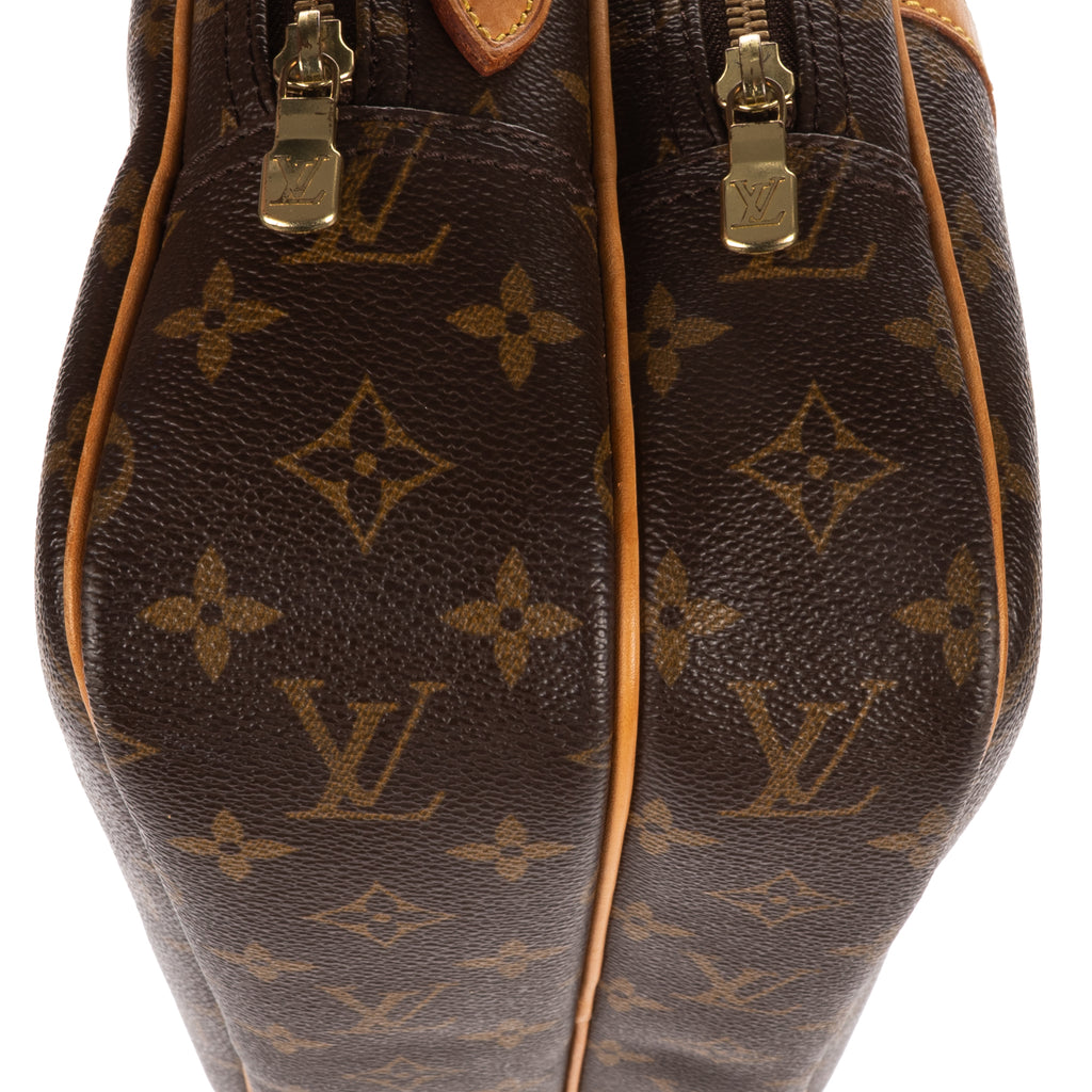 Shoulder Bag Reporter PM Brown Monogram Canvas