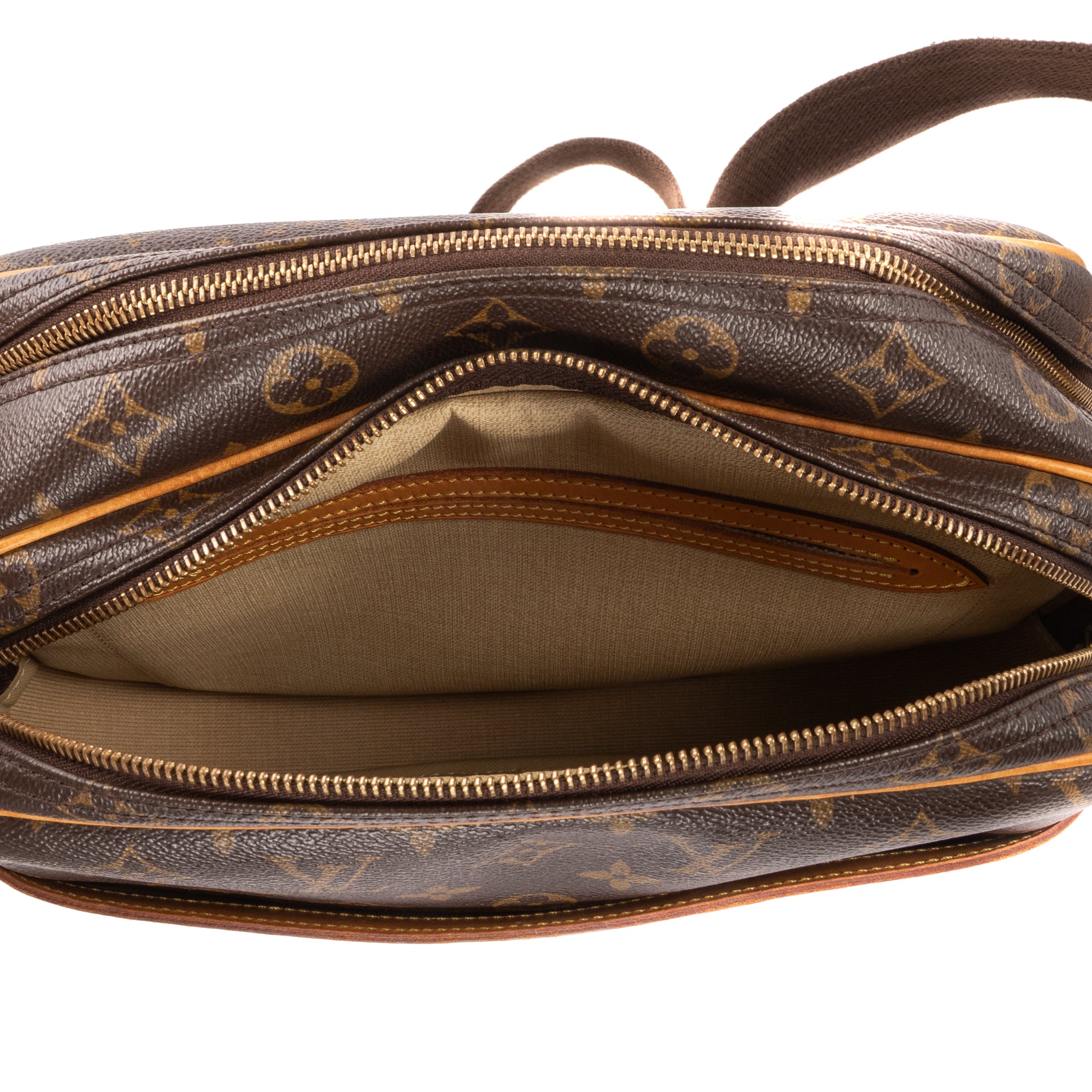 Shoulder Bag Reporter PM Brown Monogram Canvas