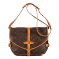Crossbody Saumur PM Brown Monogram Canvas