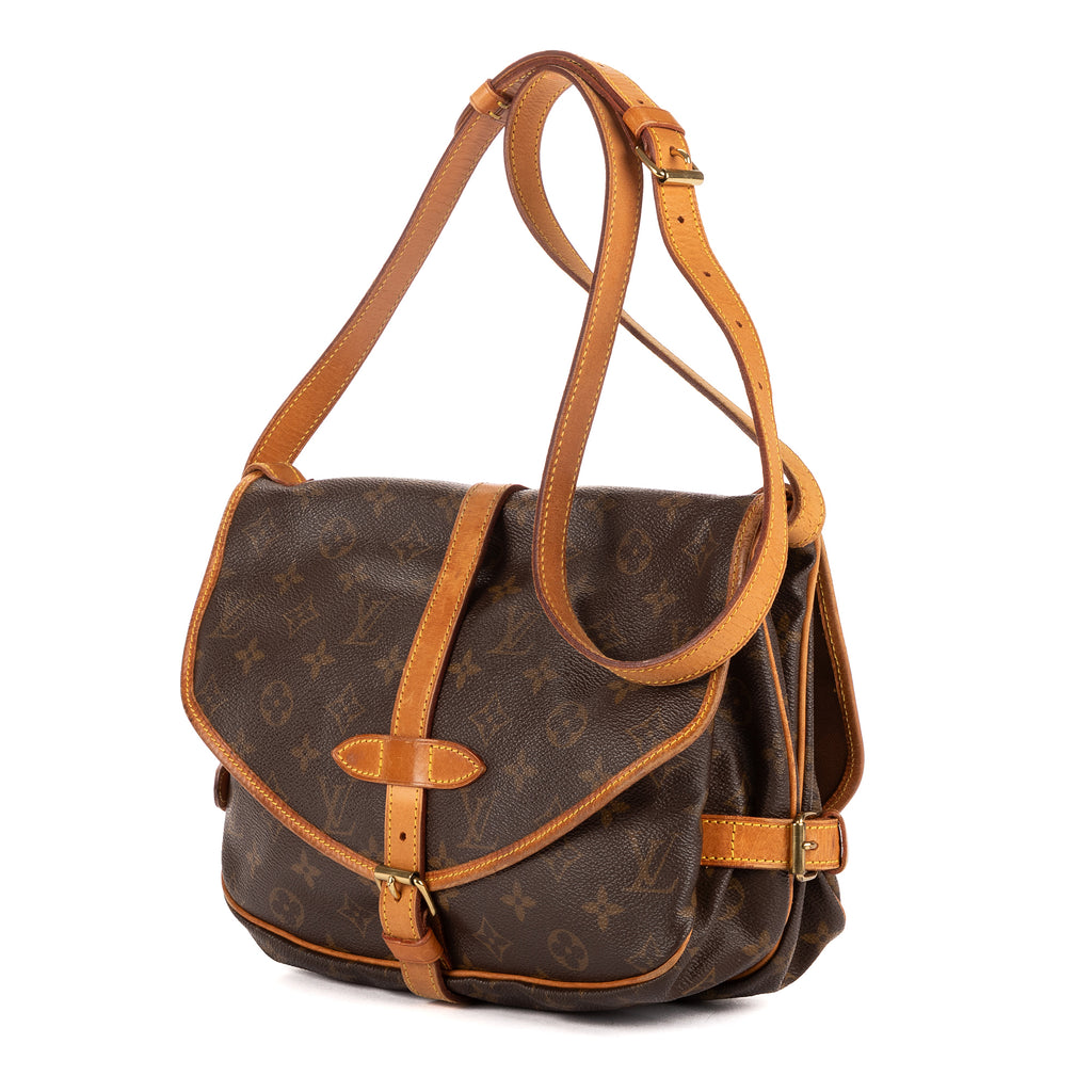 Crossbody Saumur PM Brown Monogram Canvas