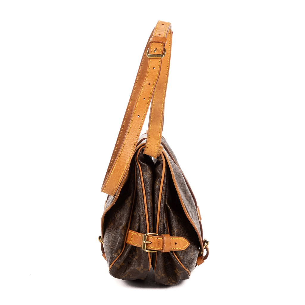 Crossbody Saumur PM Brown Monogram Canvas