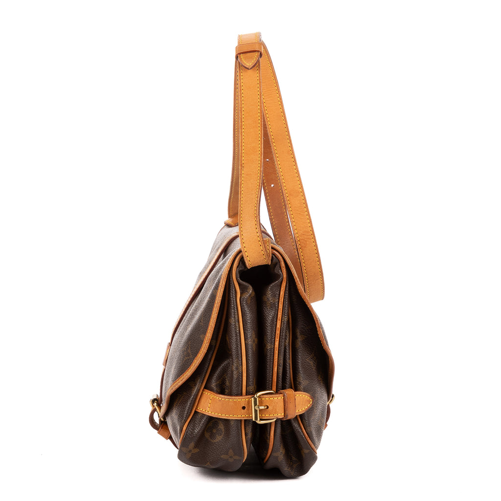 Crossbody Saumur PM Brown Monogram Canvas