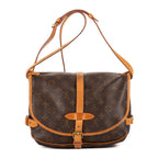 Crossbody Saumur PM Brown Monogram Canvas
