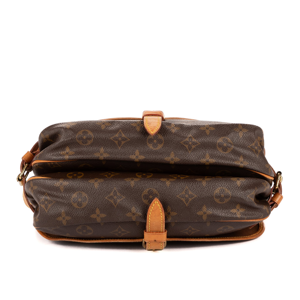 Crossbody Saumur PM Brown Monogram Canvas