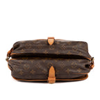 Crossbody Saumur PM Brown Monogram Canvas