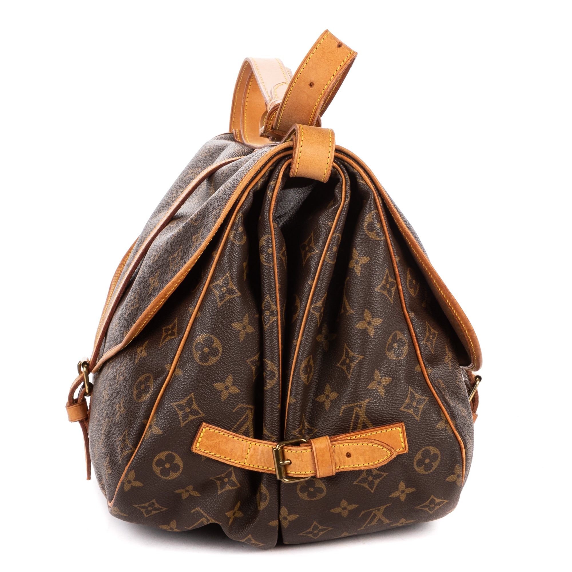 Crossbody Saumur GM Brown Monogram Canvas