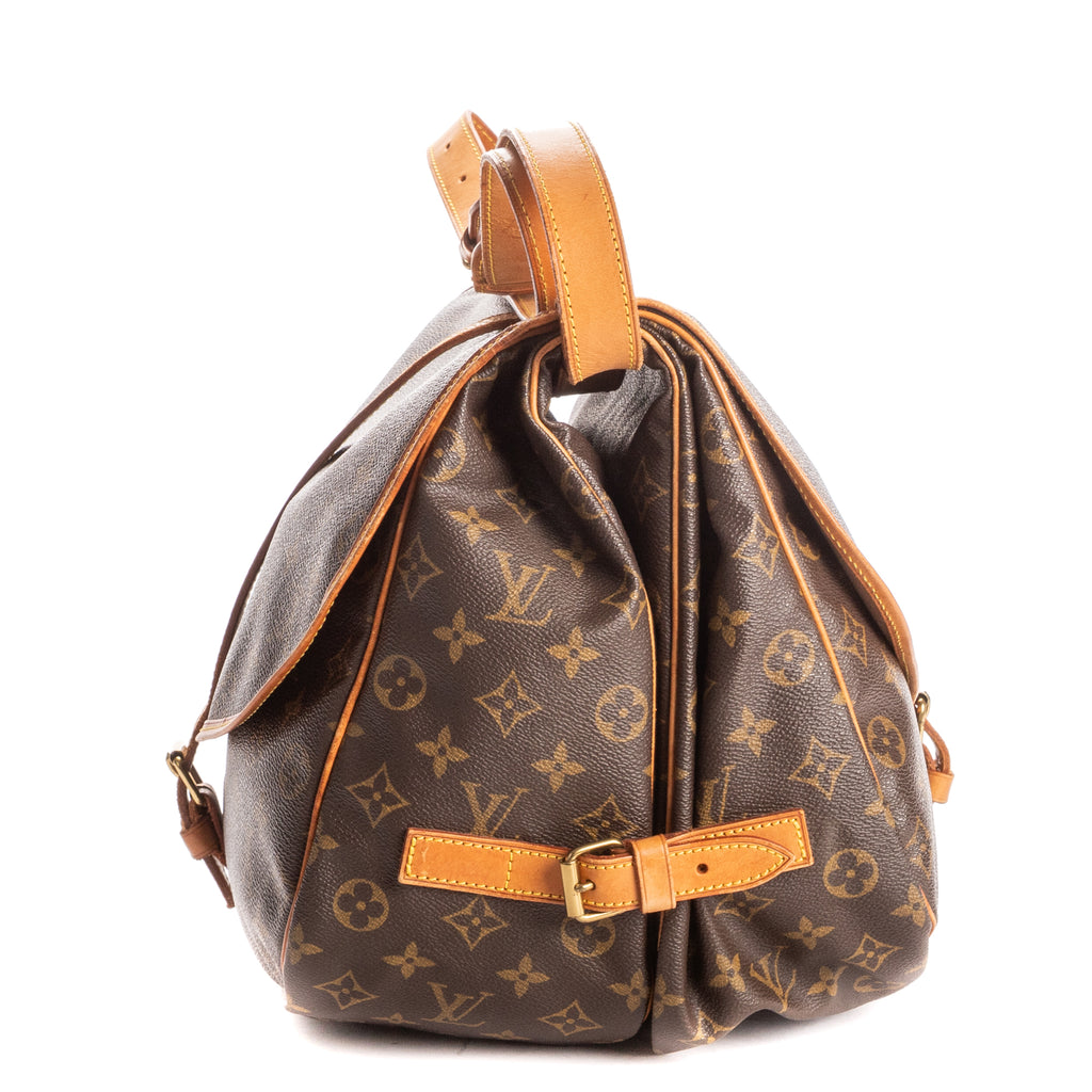 Crossbody Saumur GM Brown Monogram Canvas