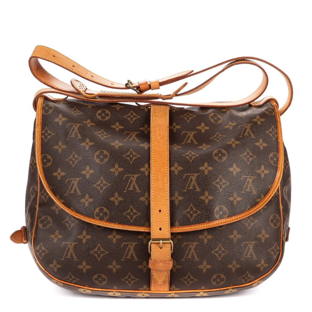 Crossbody Saumur GM Brown Monogram Canvas