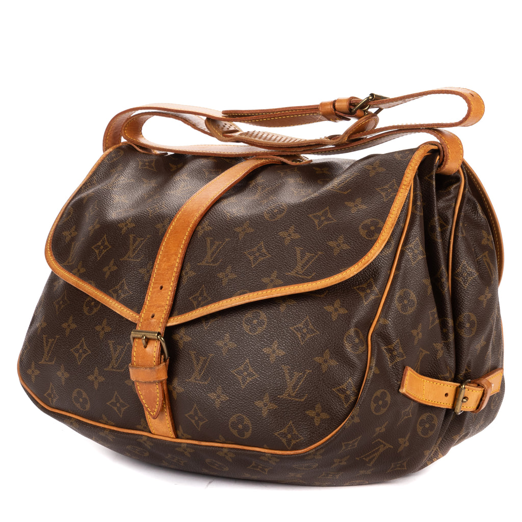 Crossbody Saumur GM Brown Monogram Canvas