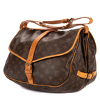 Crossbody Saumur GM Brown Monogram Canvas