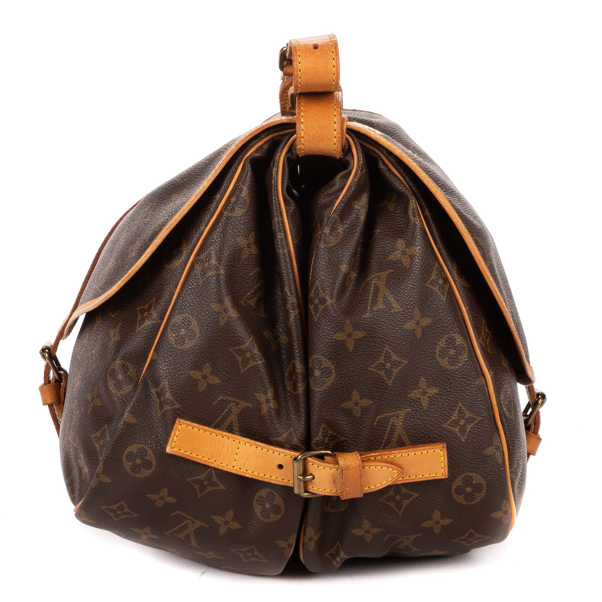 Crossbody Saumur GM Brown Monogram Canvas