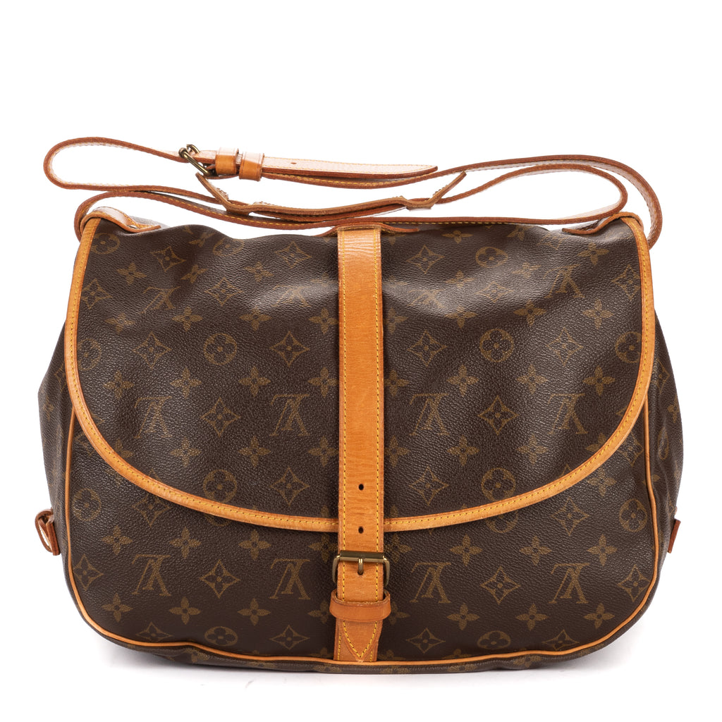 Crossbody Saumur GM Brown Monogram Canvas