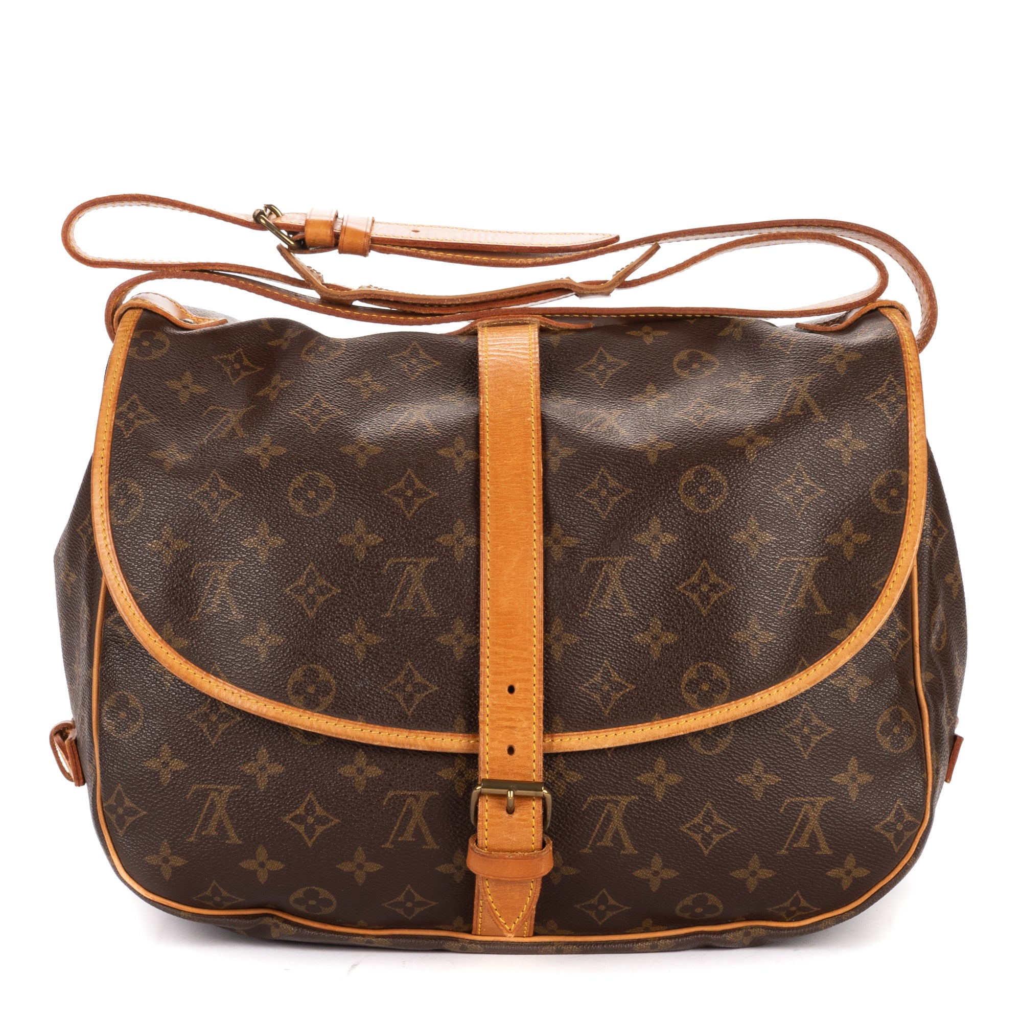 Crossbody Saumur GM Brown Monogram Canvas