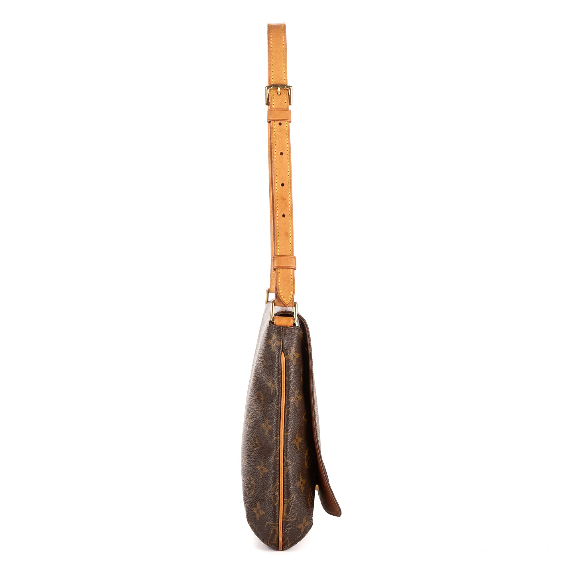 Shoulder Bag Musette Salsa Brown Monogram Canvas