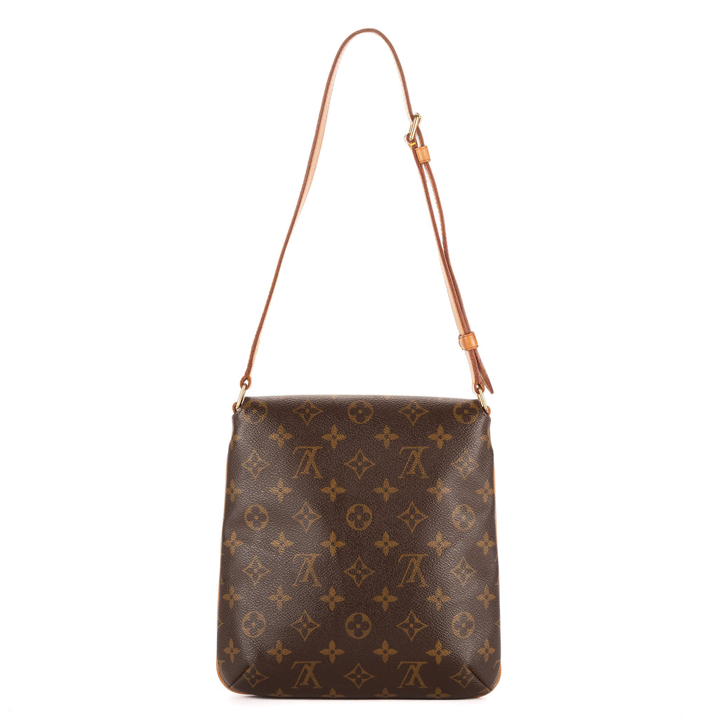 Shoulder Bag Musette Salsa Brown Monogram Canvas