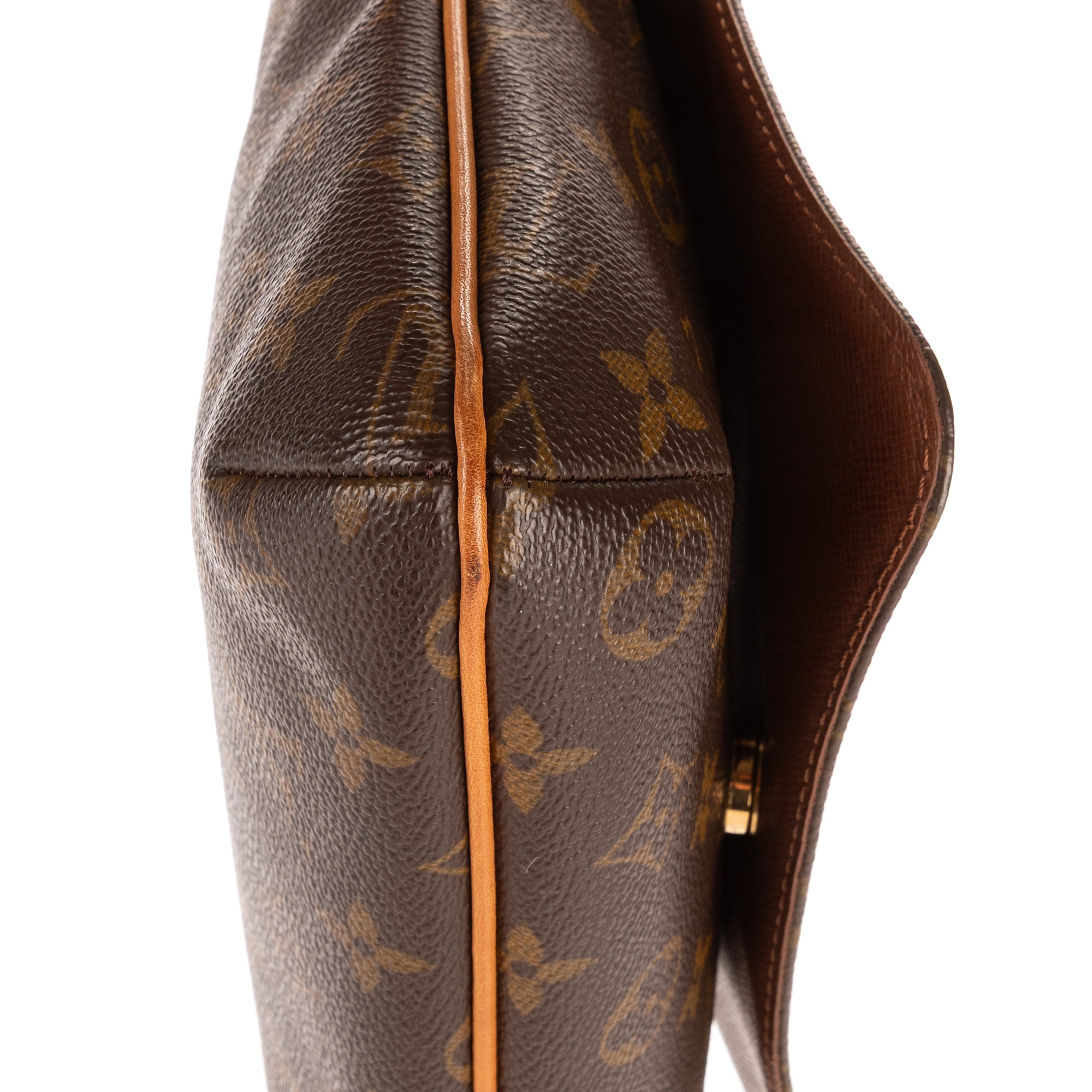 Shoulder Bag Musette Salsa Brown Monogram Canvas