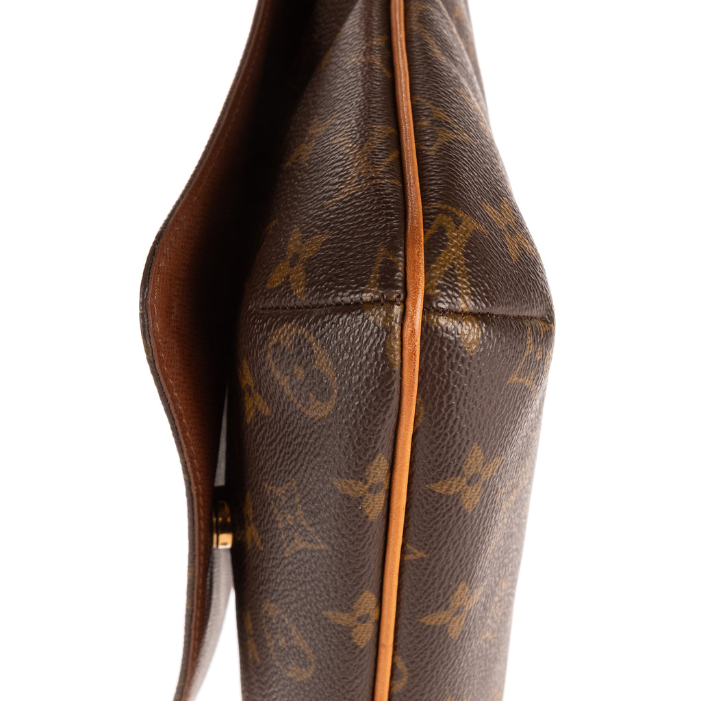 Shoulder Bag Musette Salsa Brown Monogram Canvas