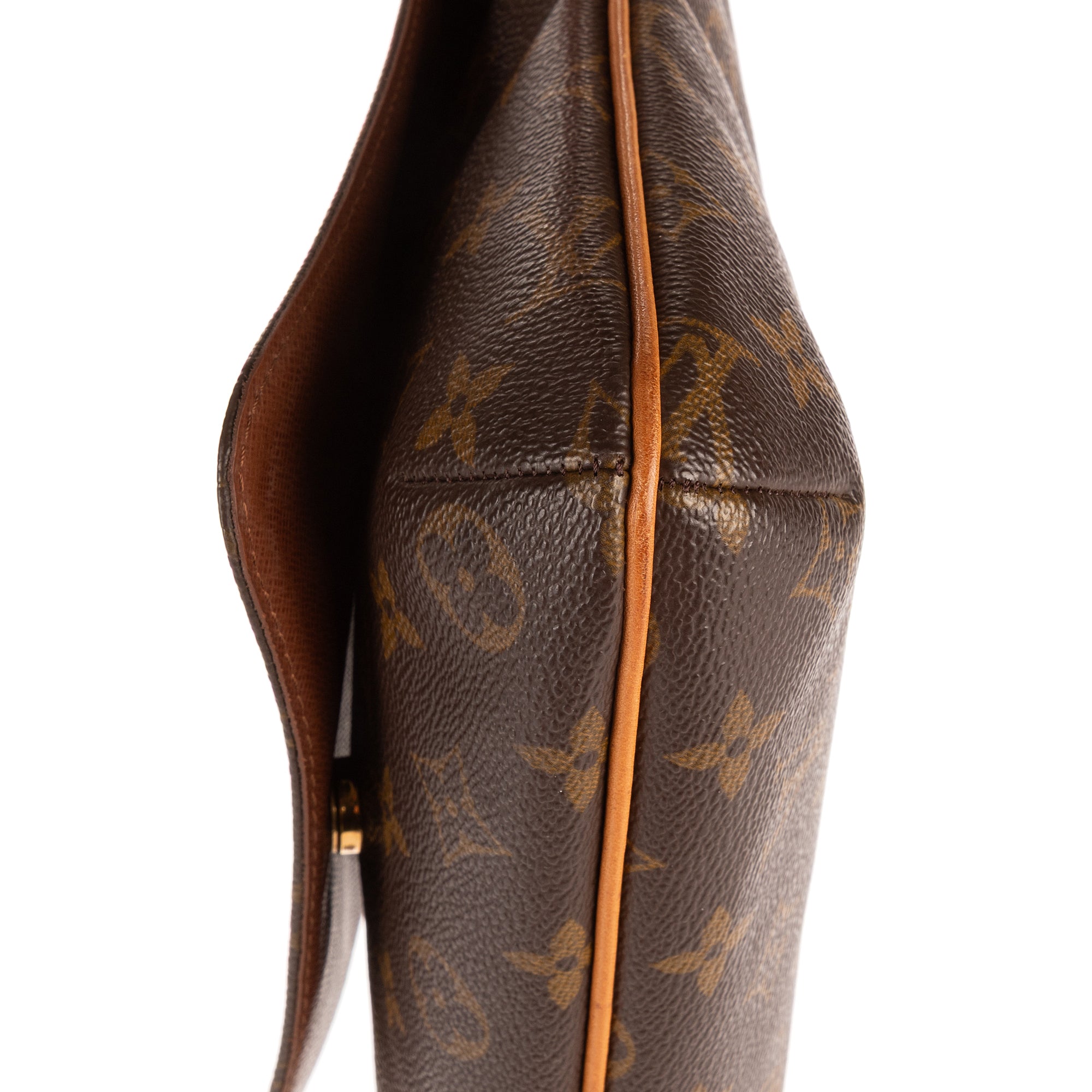Shoulder Bag Musette Salsa Brown Monogram Canvas