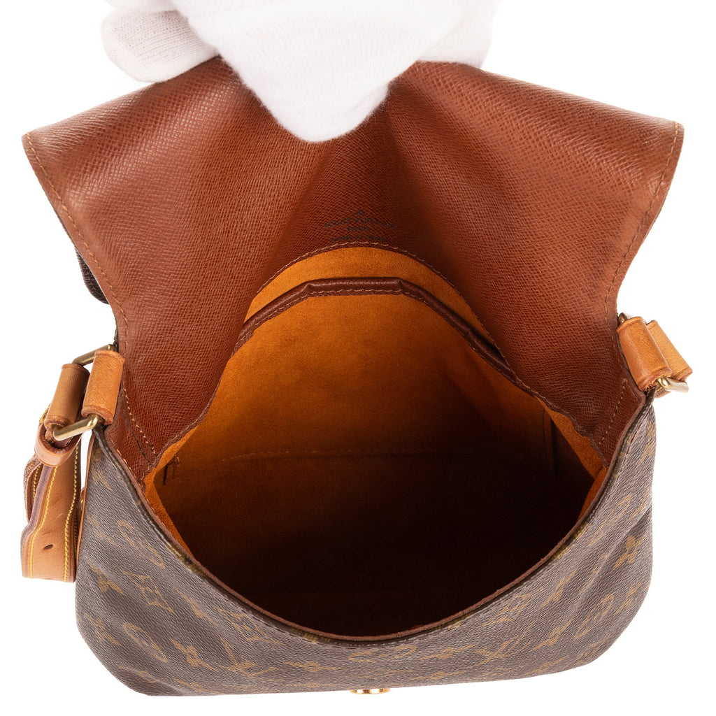 Shoulder Bag Musette Salsa Brown Monogram Canvas