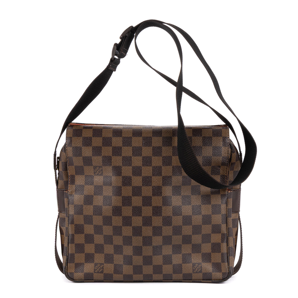Shoulder Bag Naviglio Dark Brown Damier Ebene