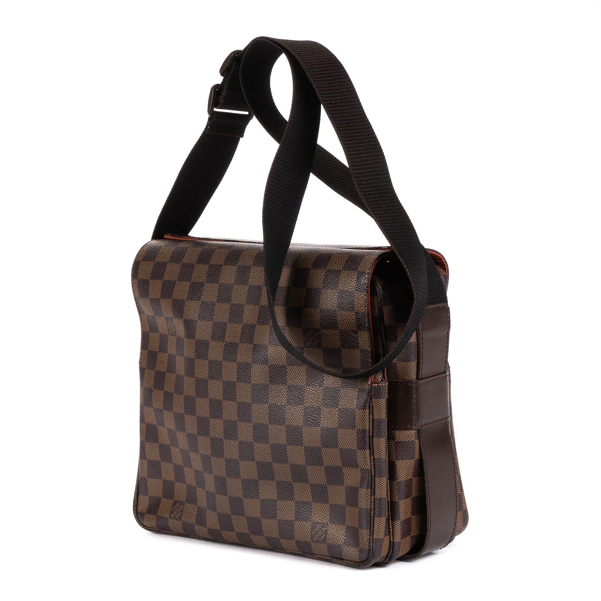Shoulder Bag Naviglio Dark Brown Damier Ebene