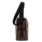 Shoulder Bag Naviglio Dark Brown Damier Ebene