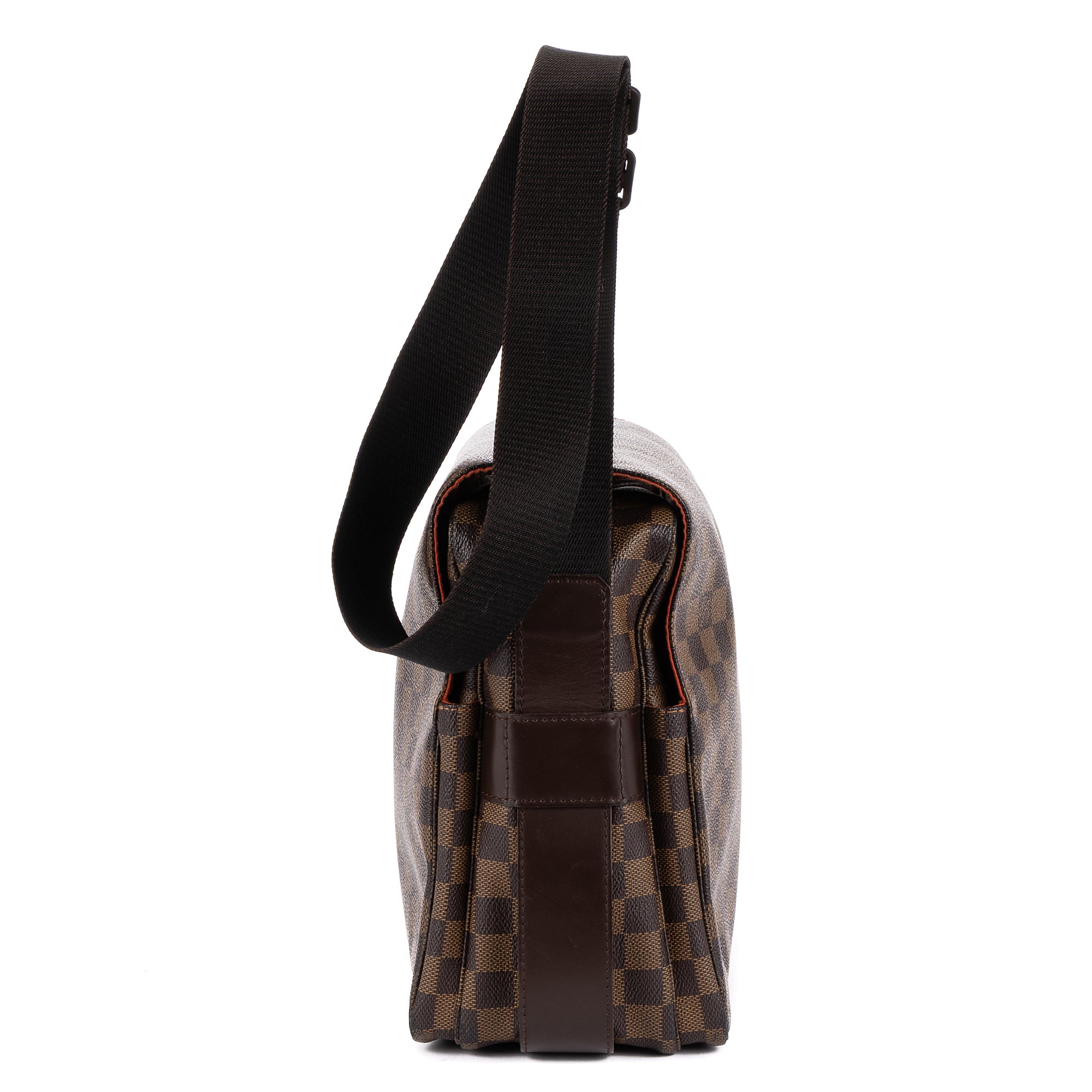 Shoulder Bag Naviglio Dark Brown Damier Ebene