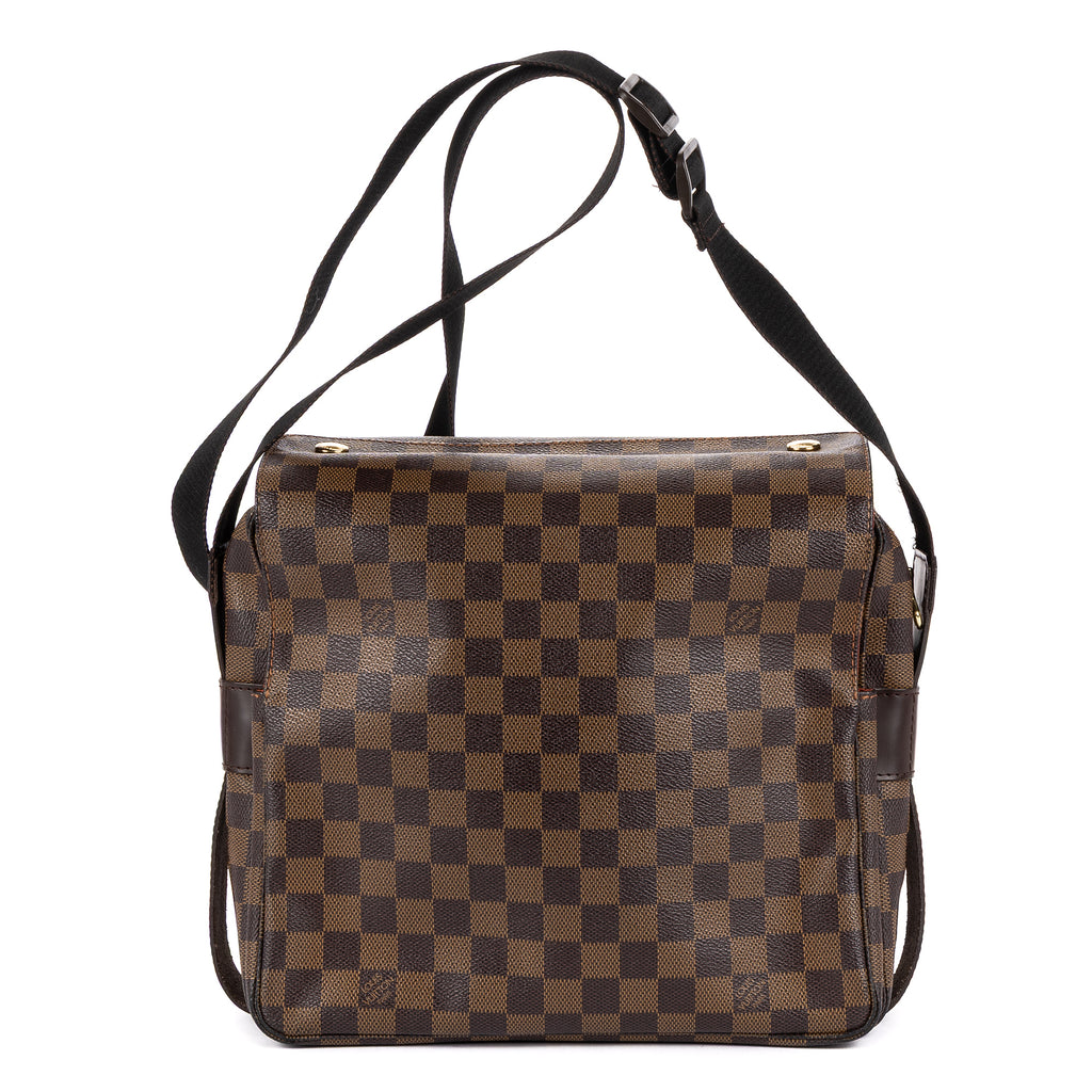 Shoulder Bag Naviglio Dark Brown Damier Ebene