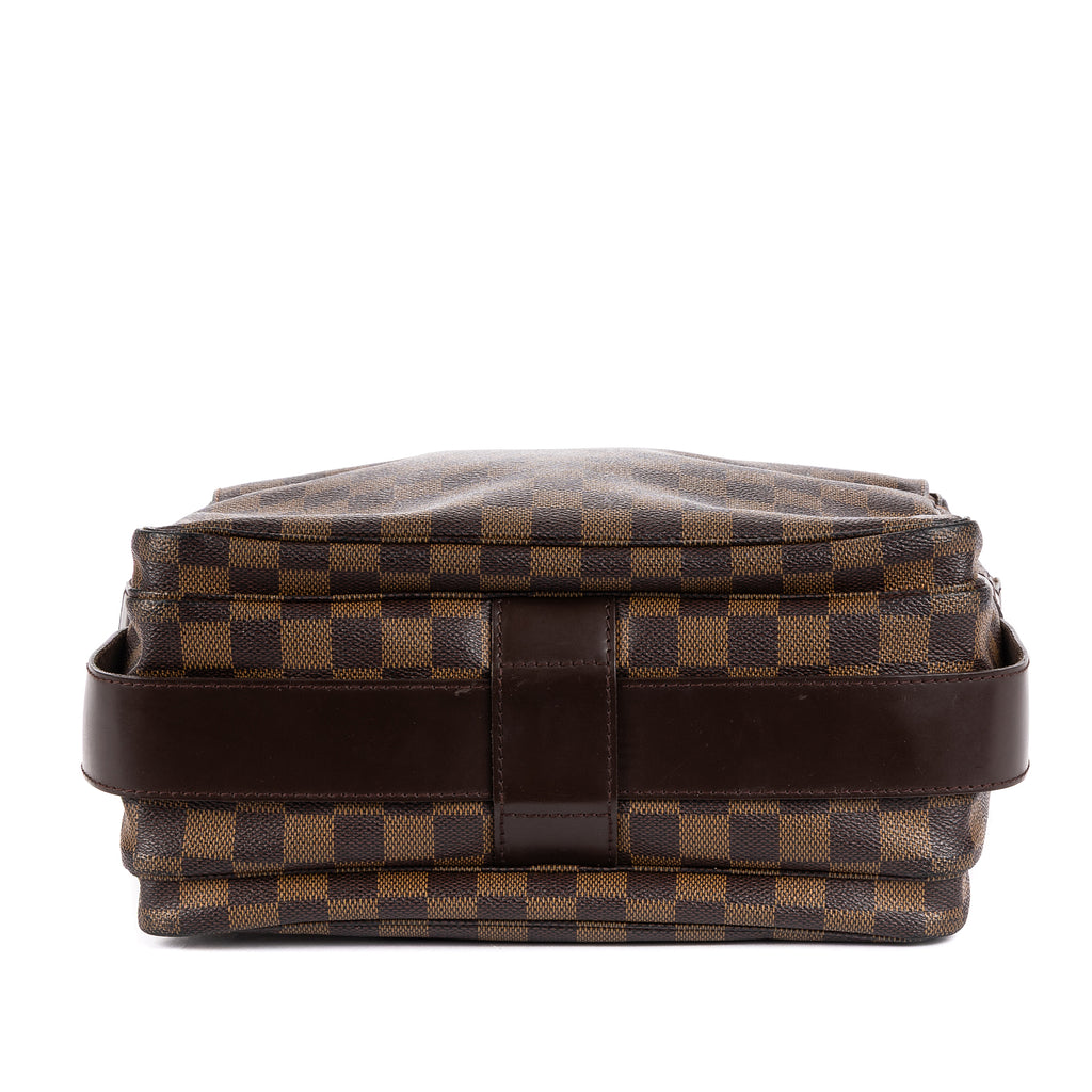 Shoulder Bag Naviglio Dark Brown Damier Ebene