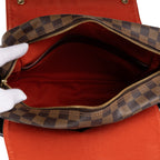 Shoulder Bag Naviglio Dark Brown Damier Ebene