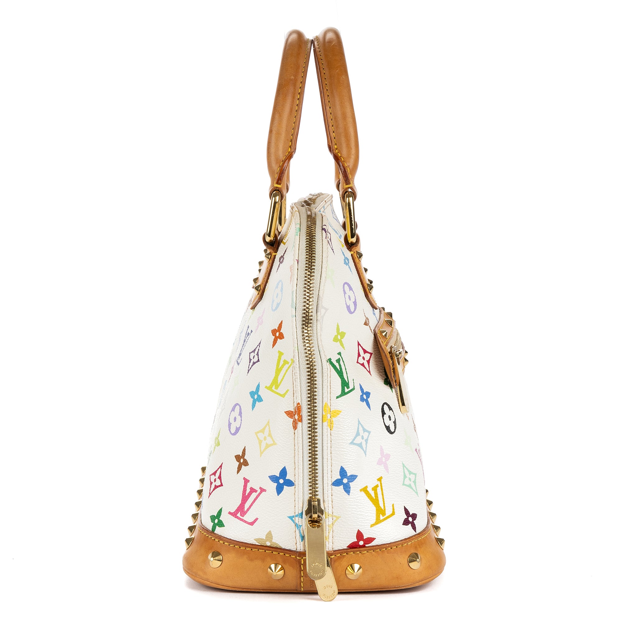 Bolso de mano Alma PM Lona Monogram Colorida Blanca