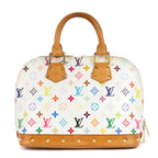 Bolso de mano Alma PM Lona Monogram Colorida Blanca