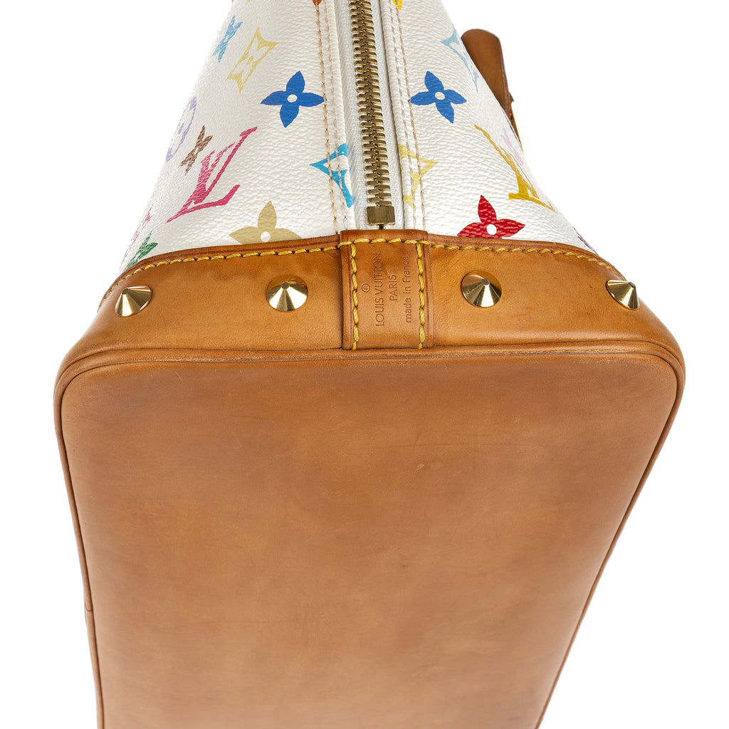 Bolso de mano Alma PM Lona Monogram Colorida Blanca