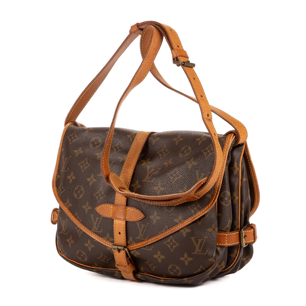 Crossbody Saumur PM Brown Monogram Canvas