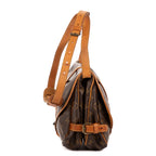 Crossbody Saumur PM Brown Monogram Canvas