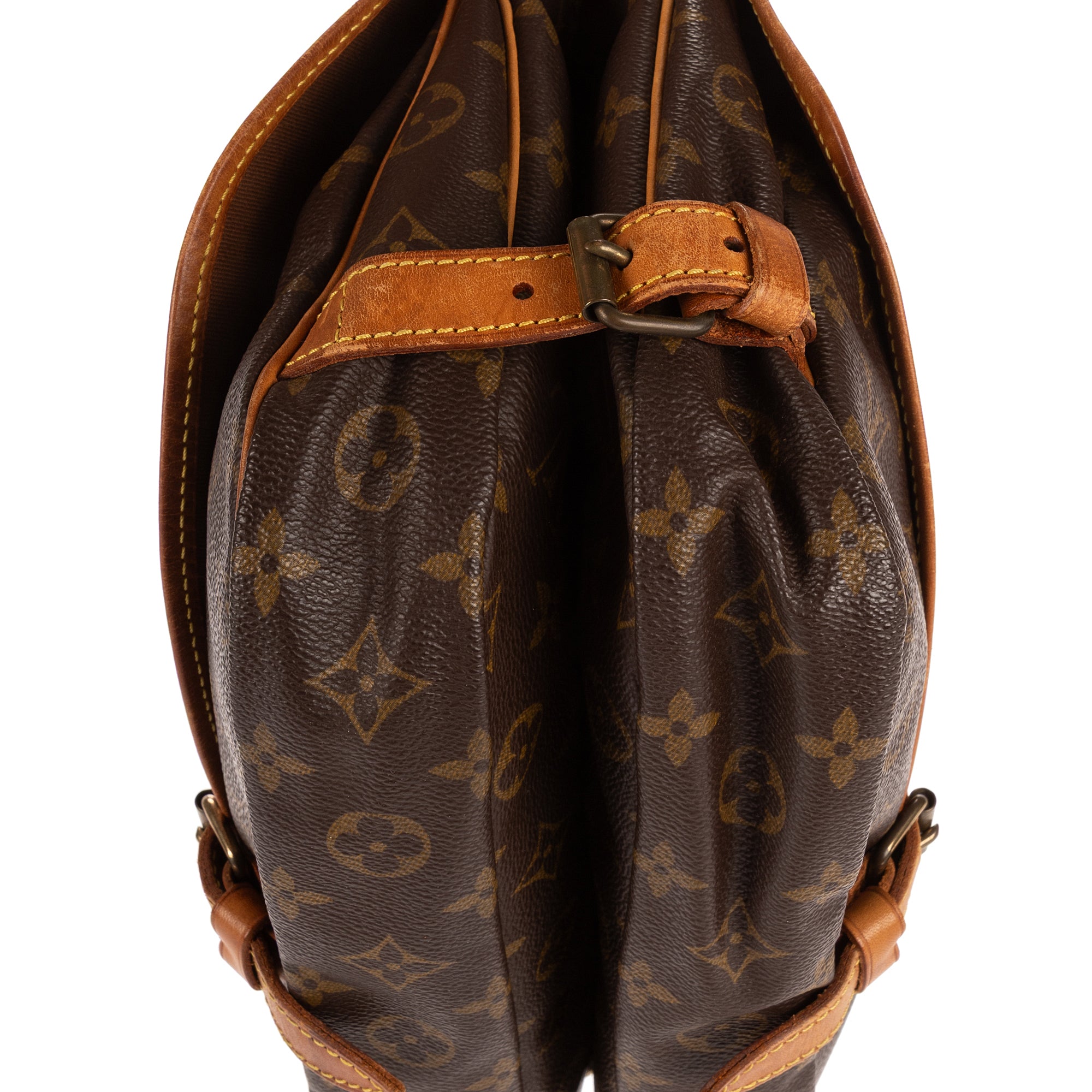 Crossbody Saumur PM Brown Monogram Canvas