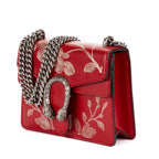 Bolso de hombro edición limitada Año Nuevo Chino Dionysus mini piel lisa roja