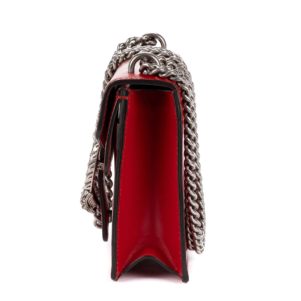 Bolso de hombro edición limitada Año Nuevo Chino Dionysus mini piel lisa roja