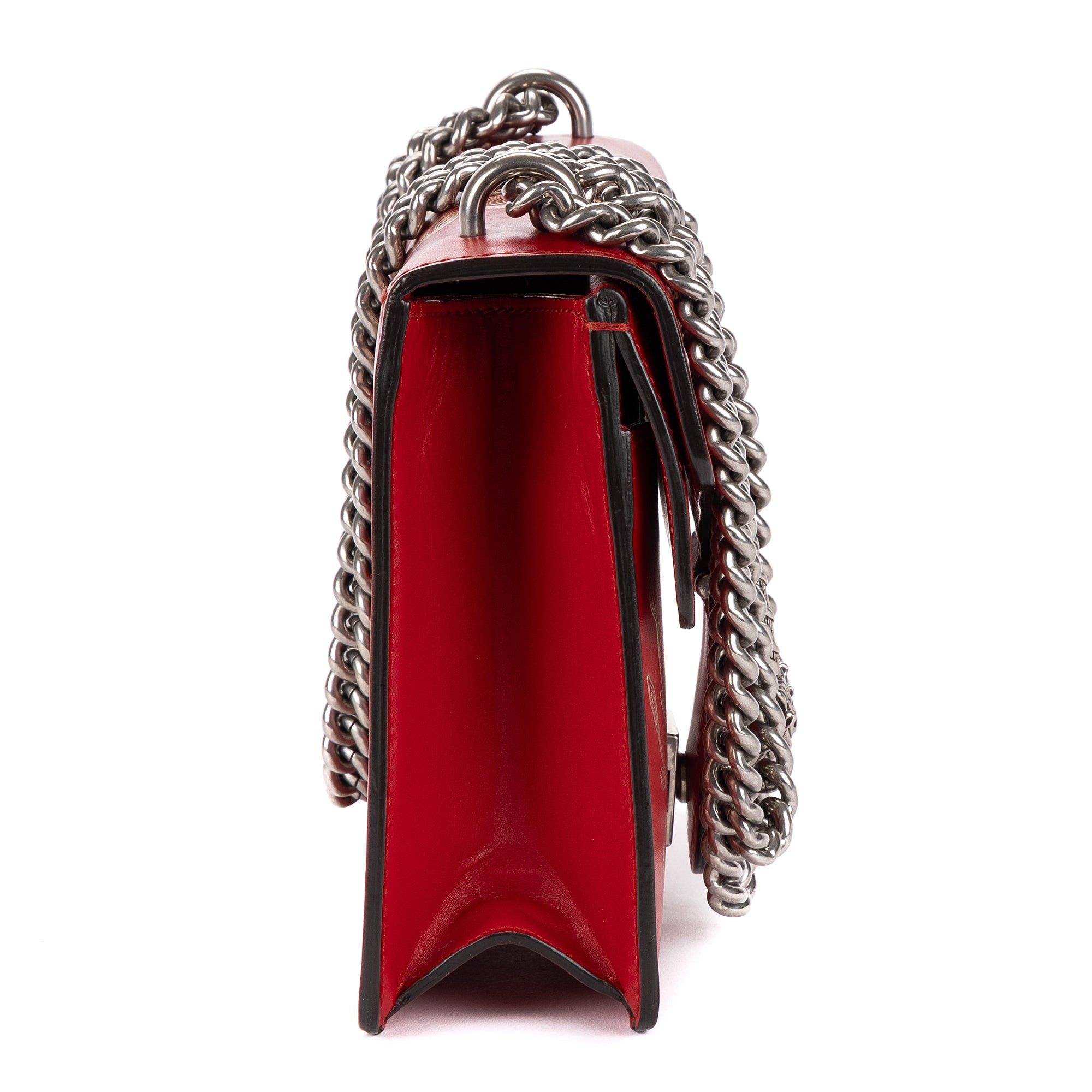 Bolso de hombro edición limitada Año Nuevo Chino Dionysus mini piel lisa roja