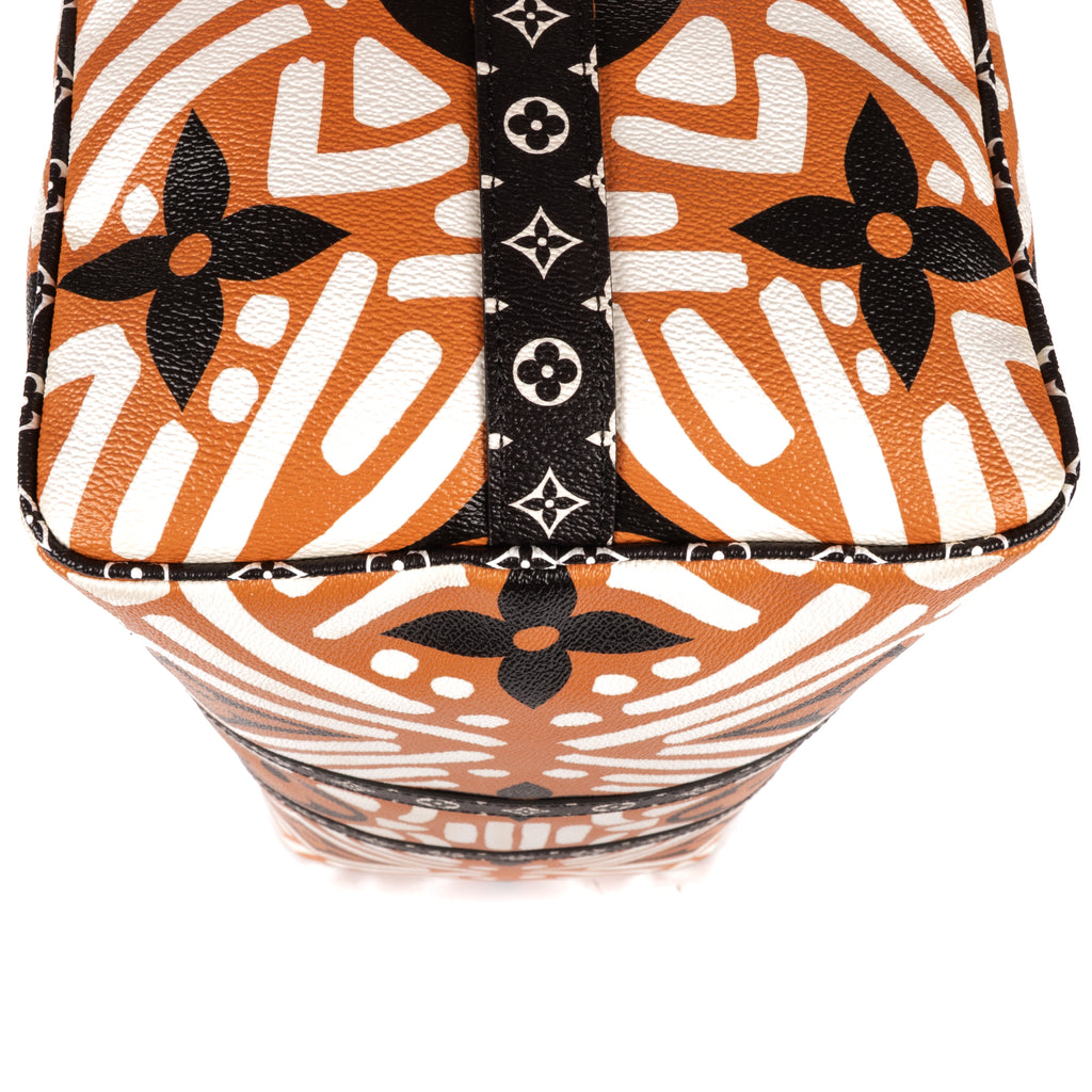 Travel Bag Crafty Collection Keepall Orange Vibrant allover print oversized Monogram Canvas