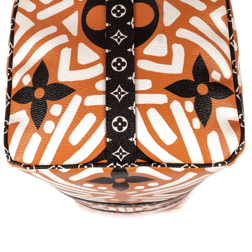 Travel Bag Crafty Collection Keepall Orange Vibrant allover print oversized Monogram Canvas
