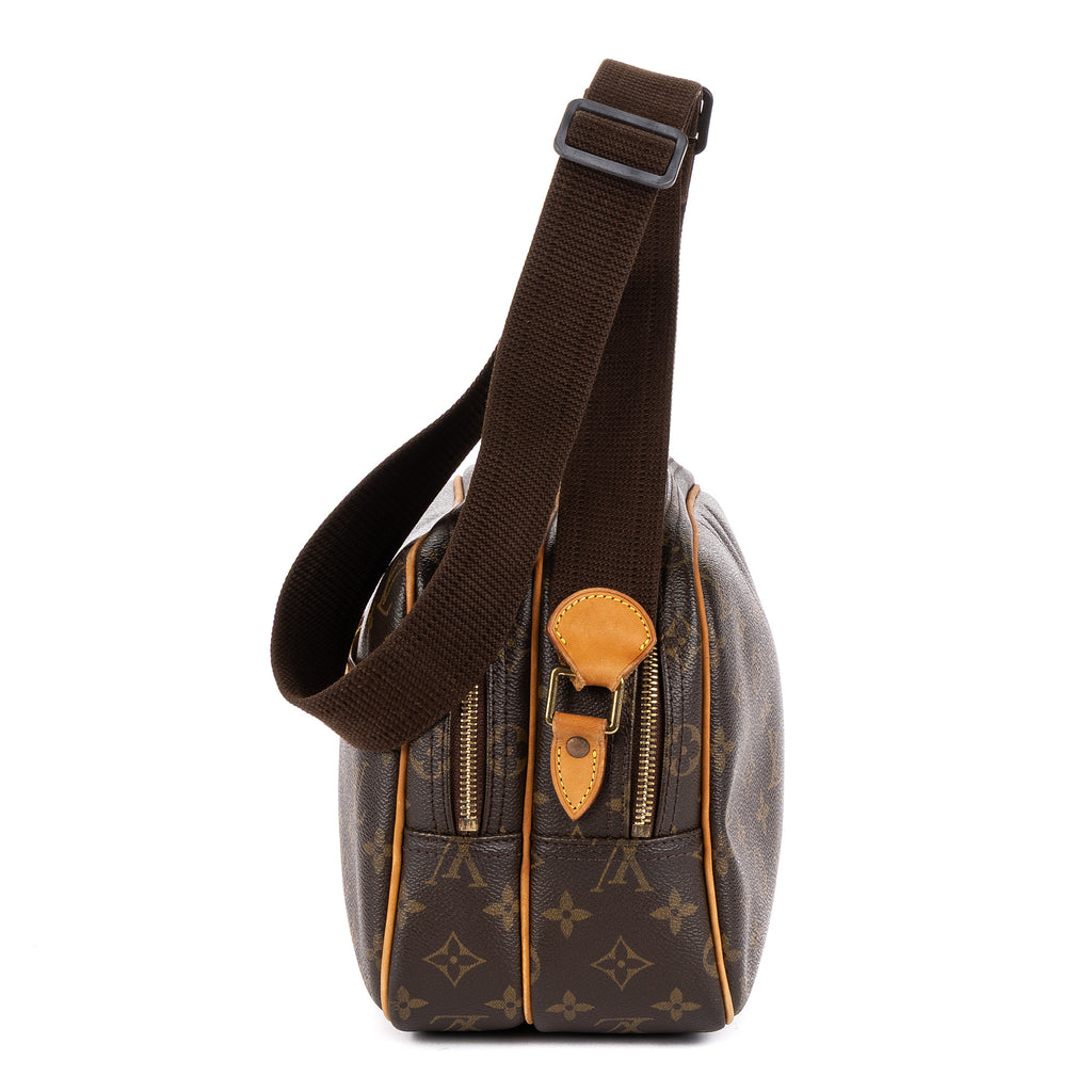 Shoulder Bag Reporter PM Brown Monogram Canvas