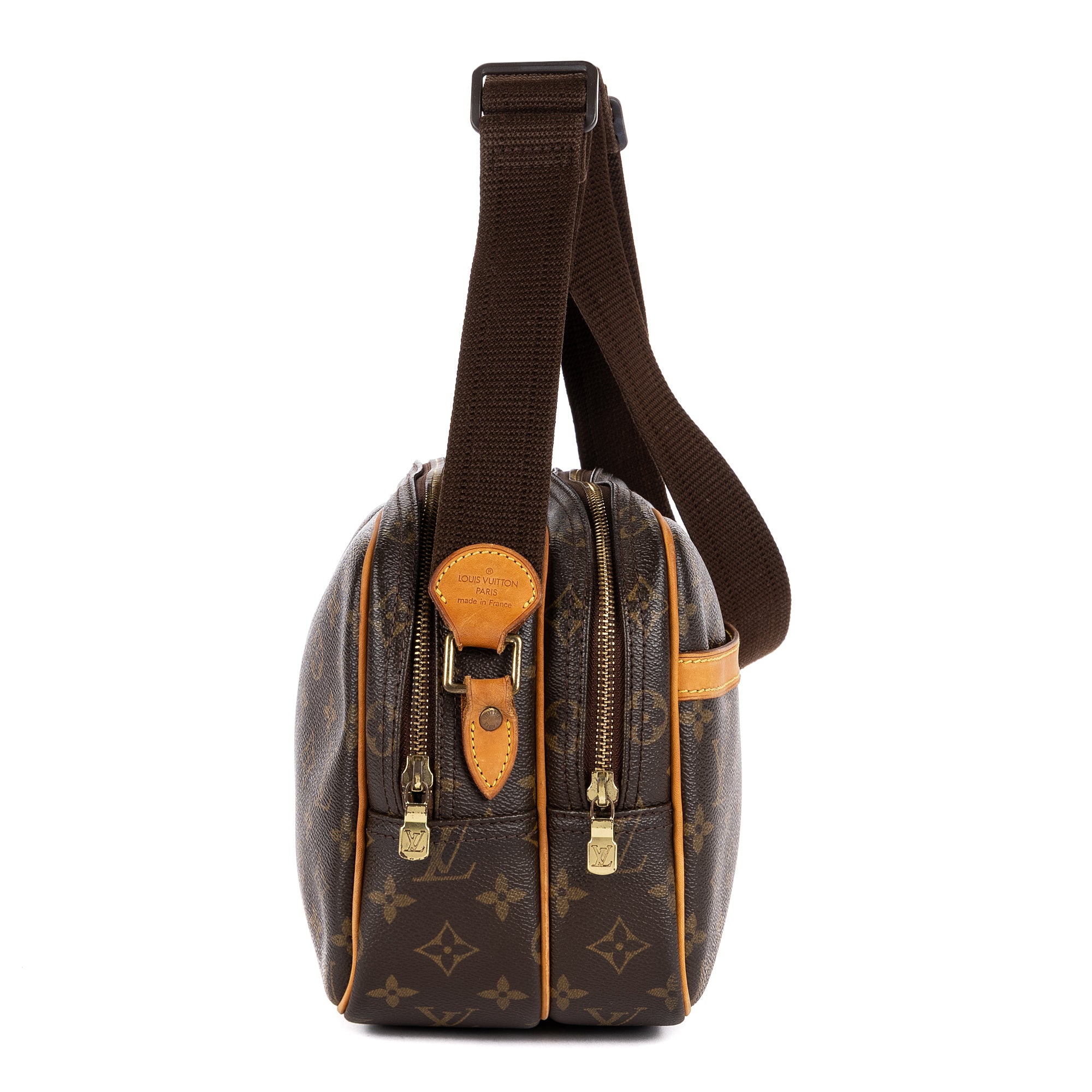 Shoulder Bag Reporter PM Brown Monogram Canvas