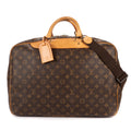 Handbag Alizé 24h Boston Brown Monogram Canvas