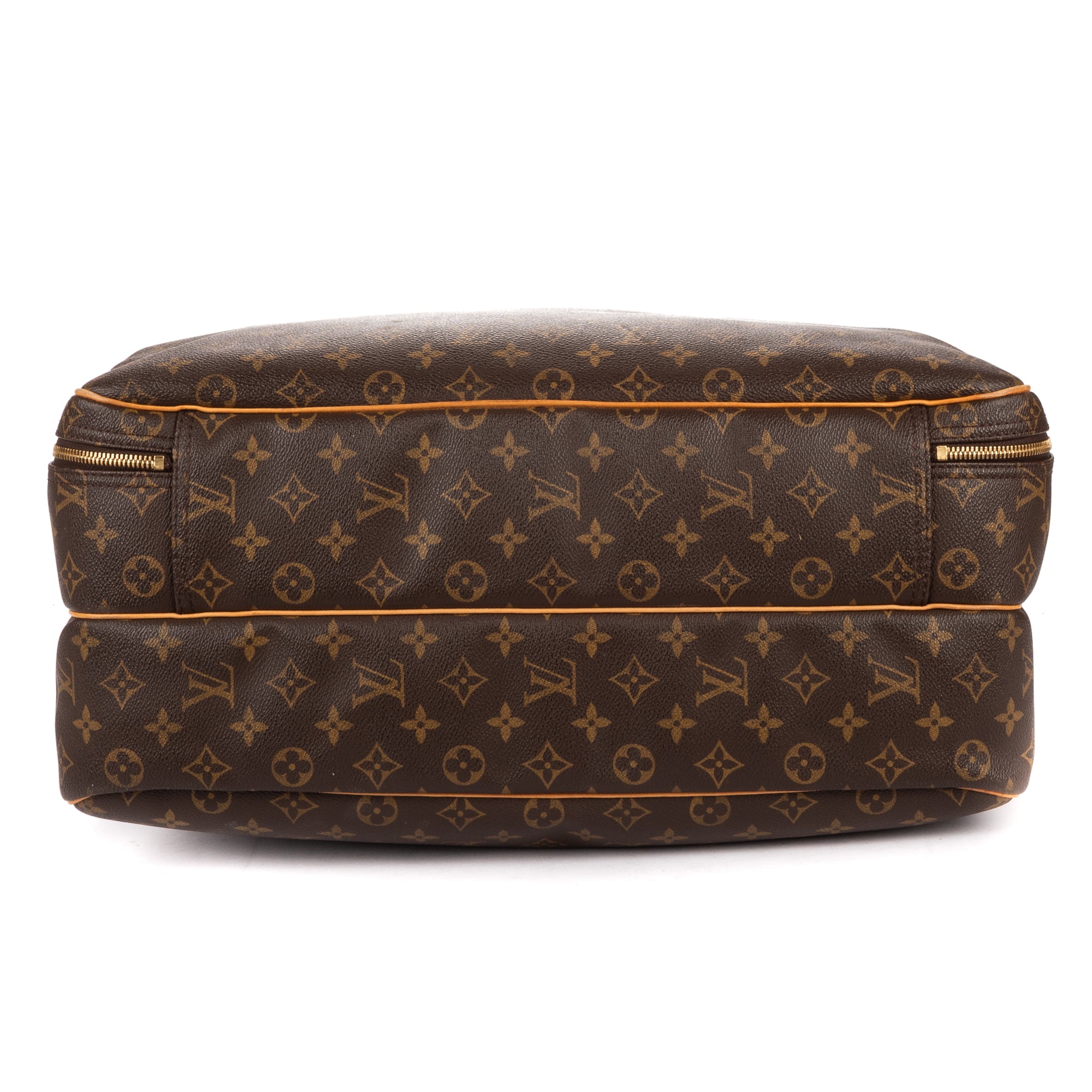 Handbag Alizé 24h Boston Brown Monogram Canvas