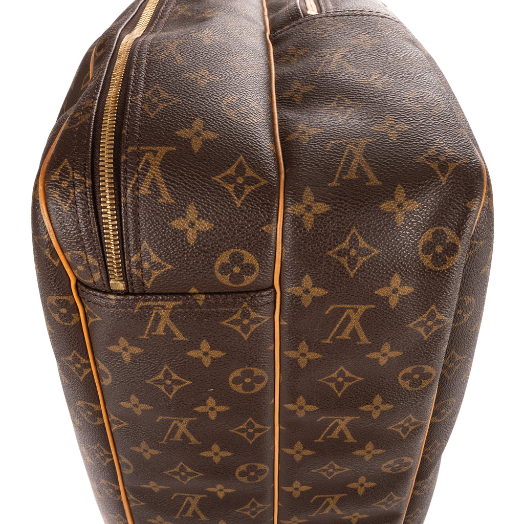 Handbag Alizé 24h Boston Brown Monogram Canvas