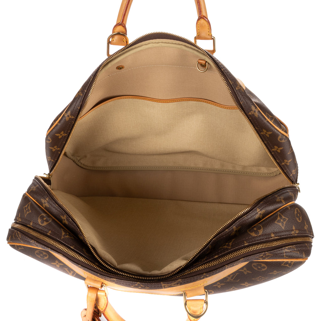 Handbag Alizé 24h Boston Brown Monogram Canvas