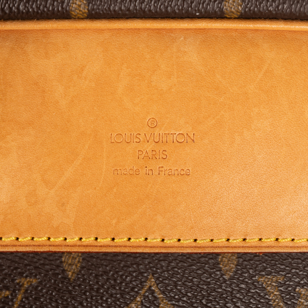 Handbag Alizé 24h Boston Brown Monogram Canvas